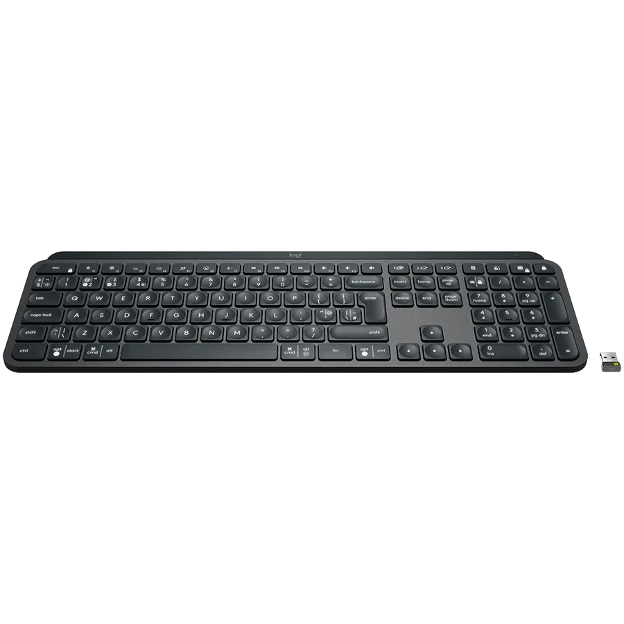 LOGITECH MX Keys Bluetooth Illuminated Keyboard - GRAPHITE- US INT'L - B2B