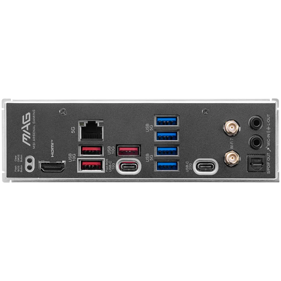 MSI B850M MORTAR WIFI, mATX, Socket AM5, 4x DDR5 Dual Channel DDR5 up to 8200(OC)MHz, 1x PCIe x16 slot, 3x M.2 slot, 4x USB 5Gbps, 1x USB 10Gbps Type-C, 1x USB 20Gbps Type-C, HDMI, DP, 7.1 HD Audio, 5G LAN, WiFI 7, BT, 3Y