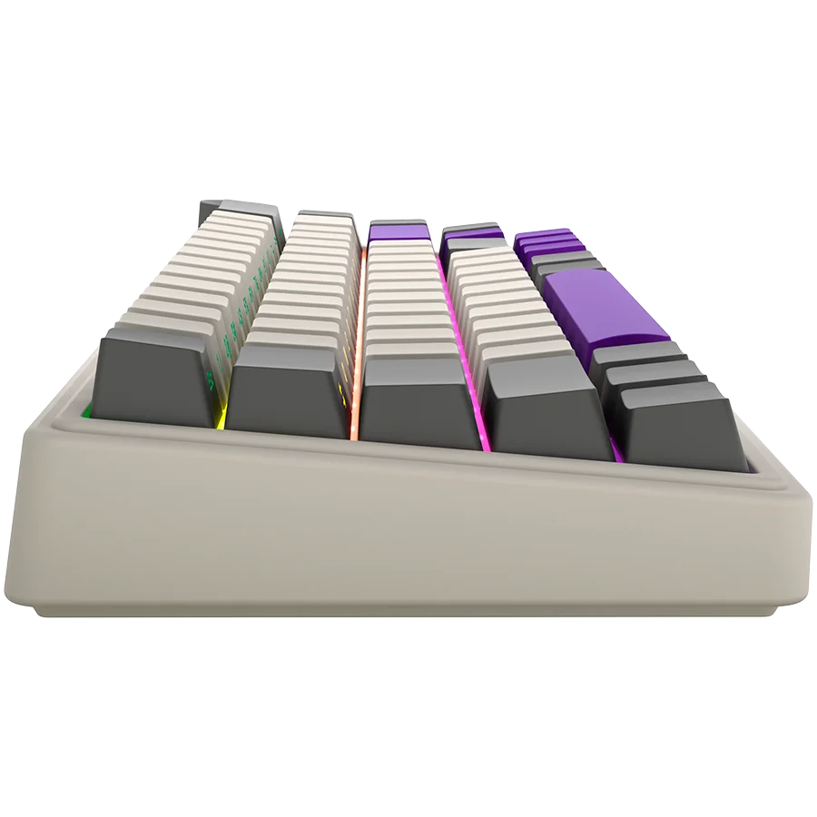LORGAR KBP70MW, Wireless 65% Mechanical Gaming Keyboard Pro, Beige, EN layout