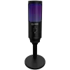 LORGAR SMP40, RGB Microphone with external mute button and metal stand, Black