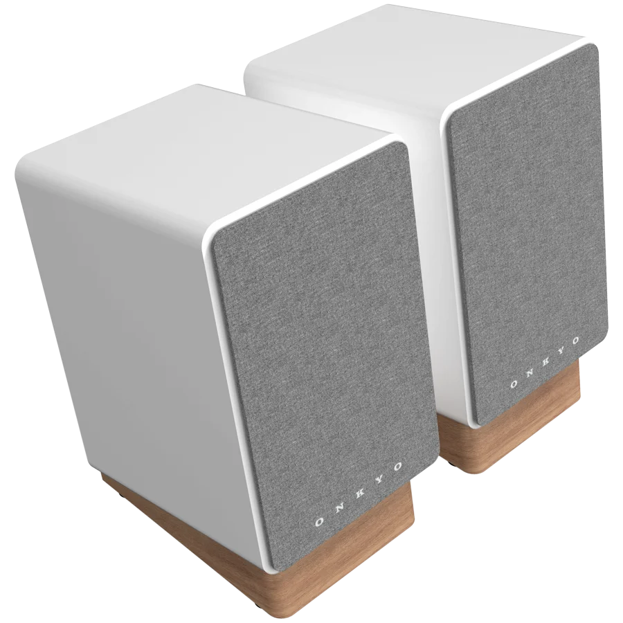 Onkyo Creator Series GX-30ARC Powered Speakers, White, pair