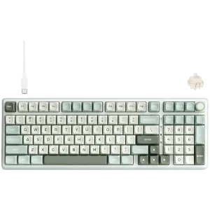 ROYAL KLUDGE RK R98Pro Sky Cyan Gaming Keyboard Cream switch