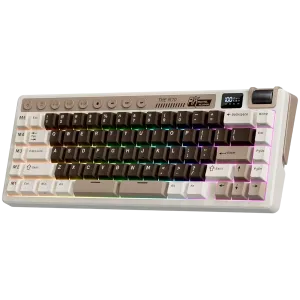ROYAL KLUDGE RK M70 Mocha Grey Gaming Keyboard Cream switch