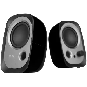 Edifier R12U 2.0 Audio System, USB, AUX, 2.25-inch Drivers, 4W (RMS), Volume Control, Black