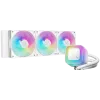 DeepCool LE360 WH V2, 360mm CPU Liquid Cooler, 3x120mm PWM ARGB Fans, ARGB block, White, LGA1851/1700/1200/1151/1150/1155, AMD AM5/AM4, R-LE360-WHAMMN-G-2, 3Y