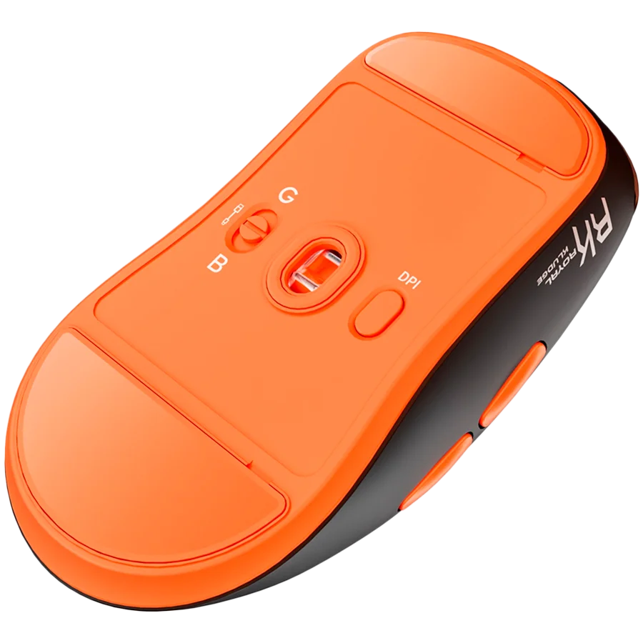 ROYAL KLUDGE M30 Black Orange Gaming Mouse PAW 33111K