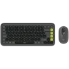 LOGITECH POP ICON COMBO - GRAPHITE - US INT'L - BT  - INTNL-973