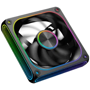 Infinity J22A EN49811 (BK, 3PCS J22A PWM Fans, ARGB & PWM Remote Control Box, A Logo Color Box)