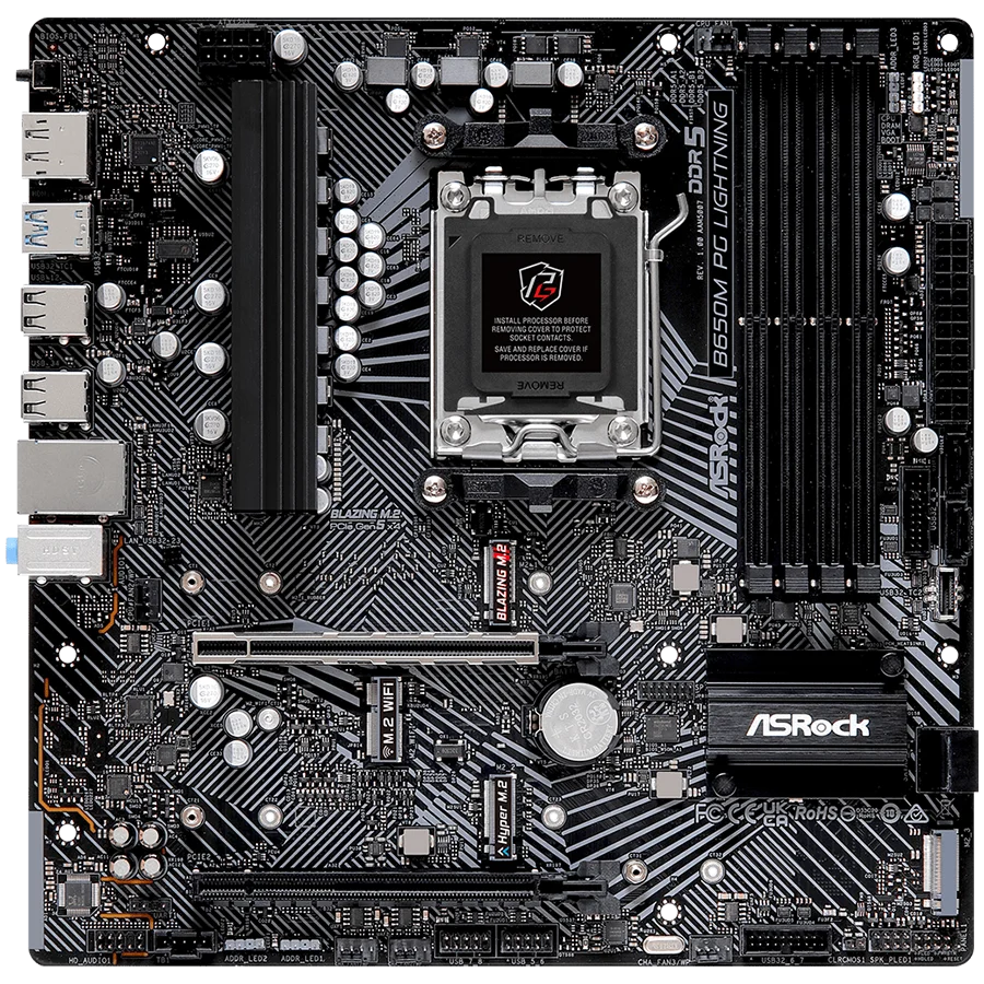 ASROCK B650M PG Lightning mATX AM5 DDR5