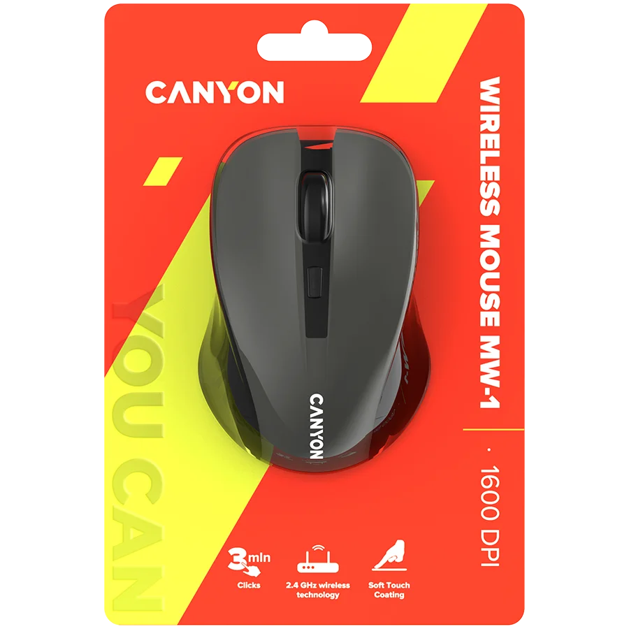 CANYON mouse MW-1 Wireless Grey