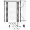 DeepCool AK500 WH, CPU Air Cooler, 1x120mm FK120 PWM Fan, TDP 240W, 5 Heatpipes, White, LGA2066/2011-v3/2011/1700/1200/115x, AMD AM5/AM4, 127x117x158 mm(LxWxH), 3Y, R-AK500-WHNNMT-G