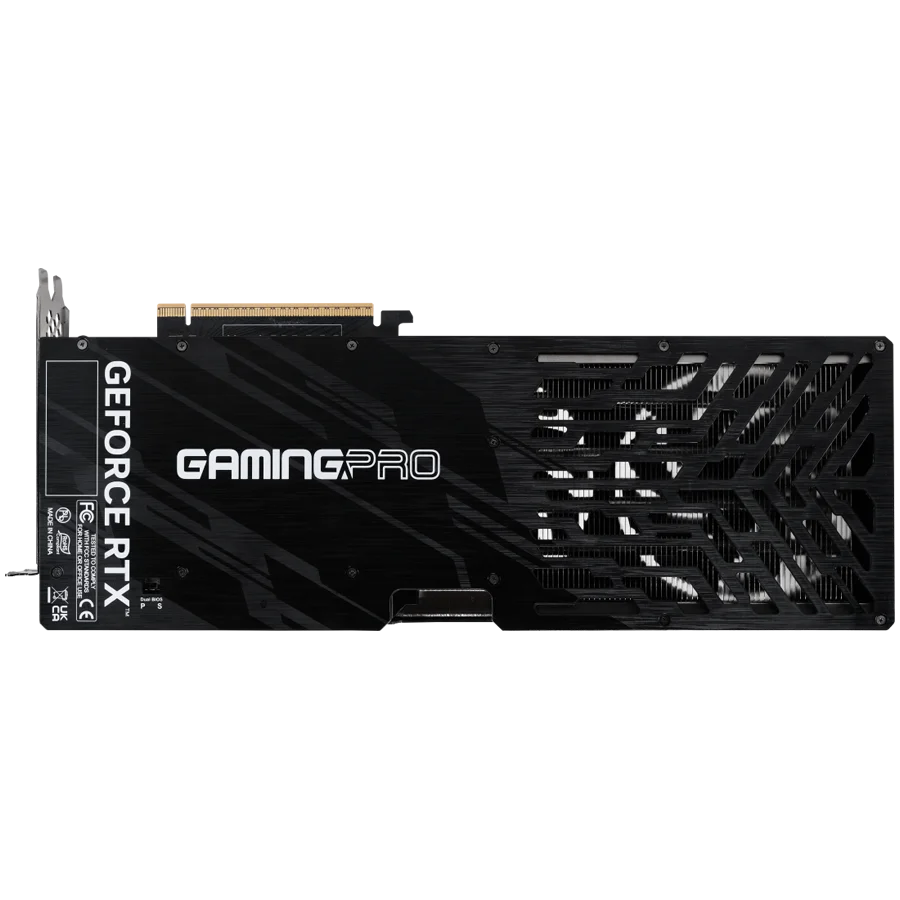 PALIT GeForce RTX 5070 Ti GamingPro-S 16GB GDDR7 256 bit, 1x HDMI 2.1b, 3x DP 2.1b, 3 Fan, 1x 16-pin pwr connector, 750W, 331.9 x 127.1 x 49.7 mm, NE7507T019T2-GB2031U