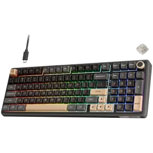 ROYAL KLUDGE RK R98Pro Phantom Gaming Keyboard Cream switch