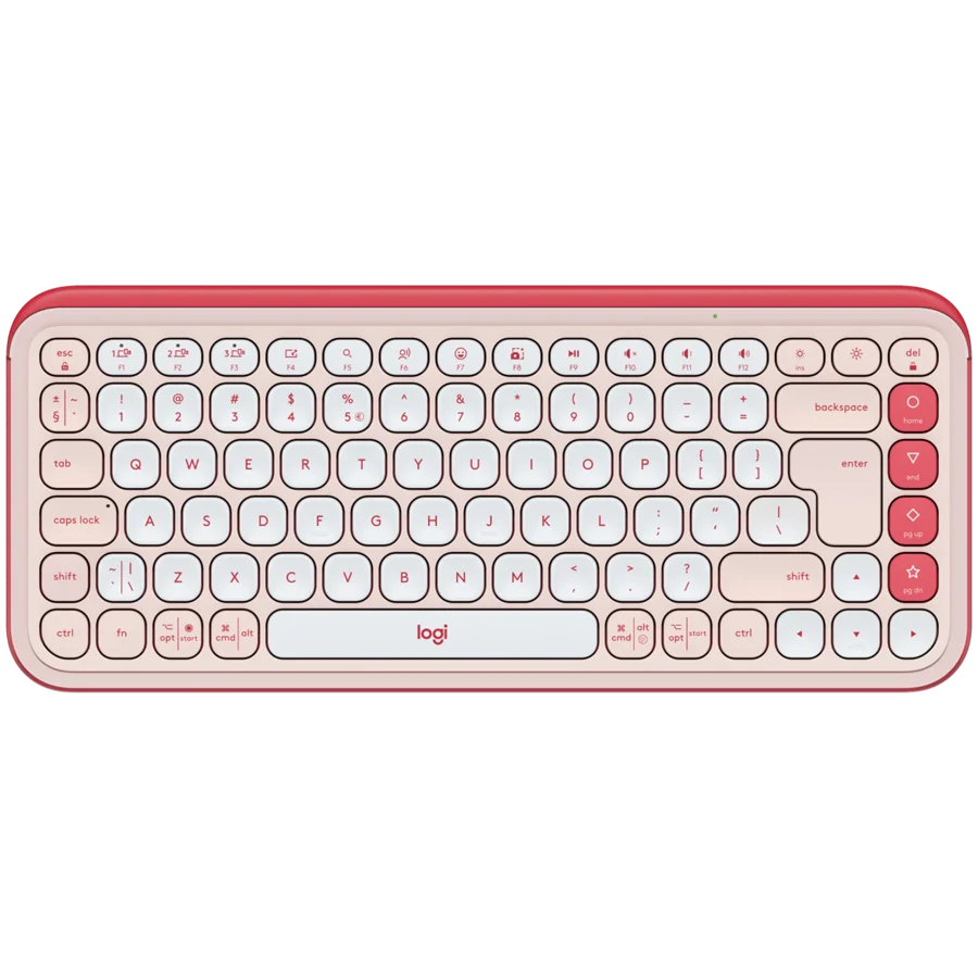 LOGITECH POP ICON KEYS - ROSE - US INT'L - BT  - INTNL-973