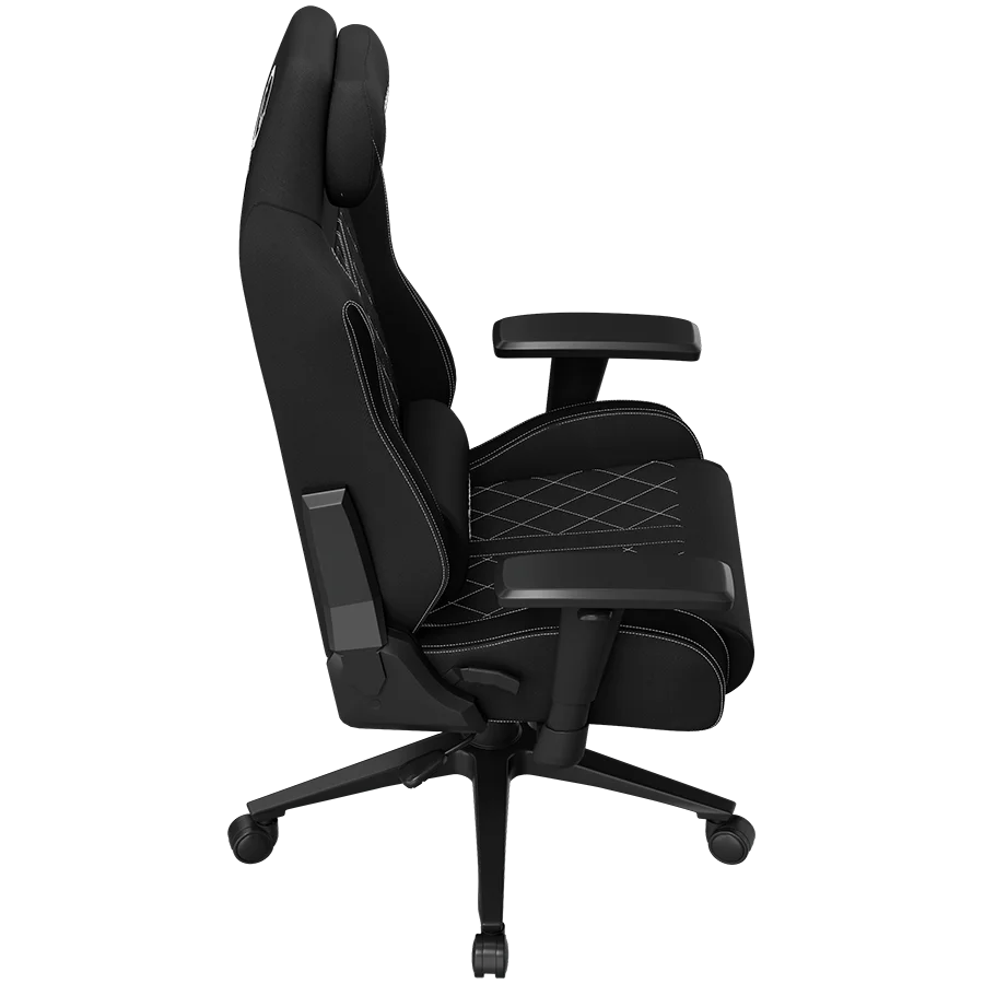 LORGAR CHA41, Ergonomic Gaming Chair Advanced, premium anti-stain fabric, Black/white