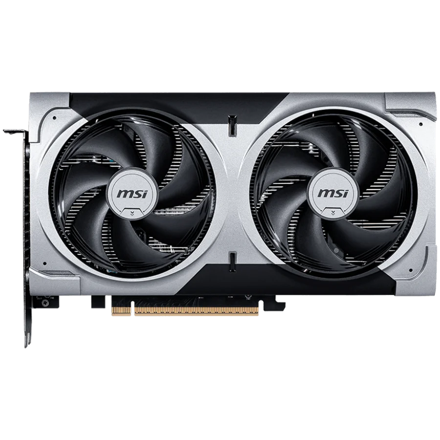 MSI Video Card NVIDIA GeForce RTX 5060 Ti 16G VENTUS 2X OC PLUS, 16GB GDDR7, 128-bit, 2602 MHz Boost, 4608 CUDA Cores, PCIe 5.0 (x8), 3x DP 2.1b, HDMI 2.1b, RAY TRACING, Dual Fan, 180W TDP, 8-pin PCIe Power, G-SYNC, 2-Slot, 3Y MSI Video Card NVIDIA GeForce RTX 5060 Ti 16G VENTUS 2X OC PLUS, 16GB GDDR7, 128-bit, 2602 MHz Boost, 4608 CUDA Cores, PCIe 5.0 (x8), 3x DP 2.1b, HDMI 2.1b, RAY TRACING, Dual Fan, 180W TDP, 8-pin PCIe Power, G-SYNC, 2-Slot, 3Y