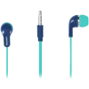 CANYON Stereo Earphones with inline microphone, Green+Blue