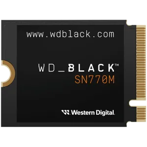 SSD POWERED BY SANDISK WD Black SN770M 1TB M.2 2230 PCIe Gen4 x4 NVMe, Read/Write: 5150/4900 MBps, IOPS 740K/800K, TBW: 600