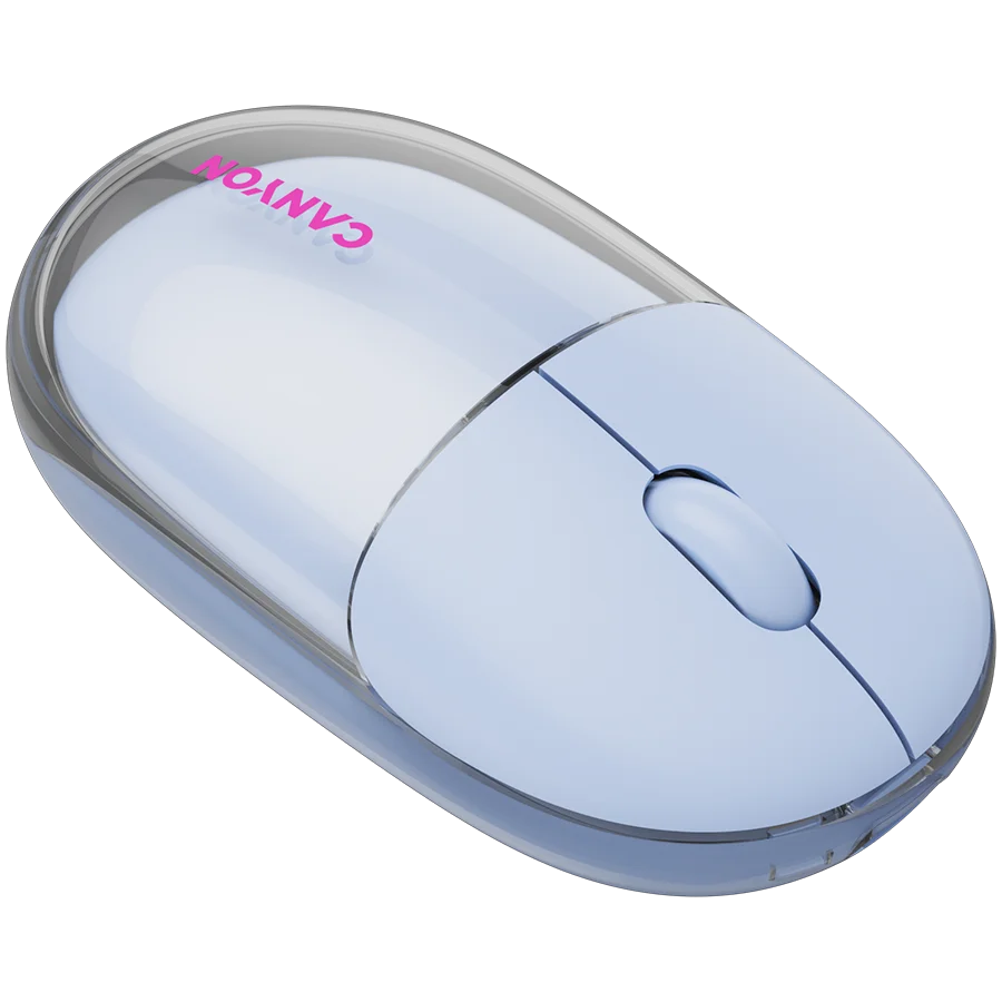 CANYON mouse OnClick 24 BT/ Wireless Transparent/Blue