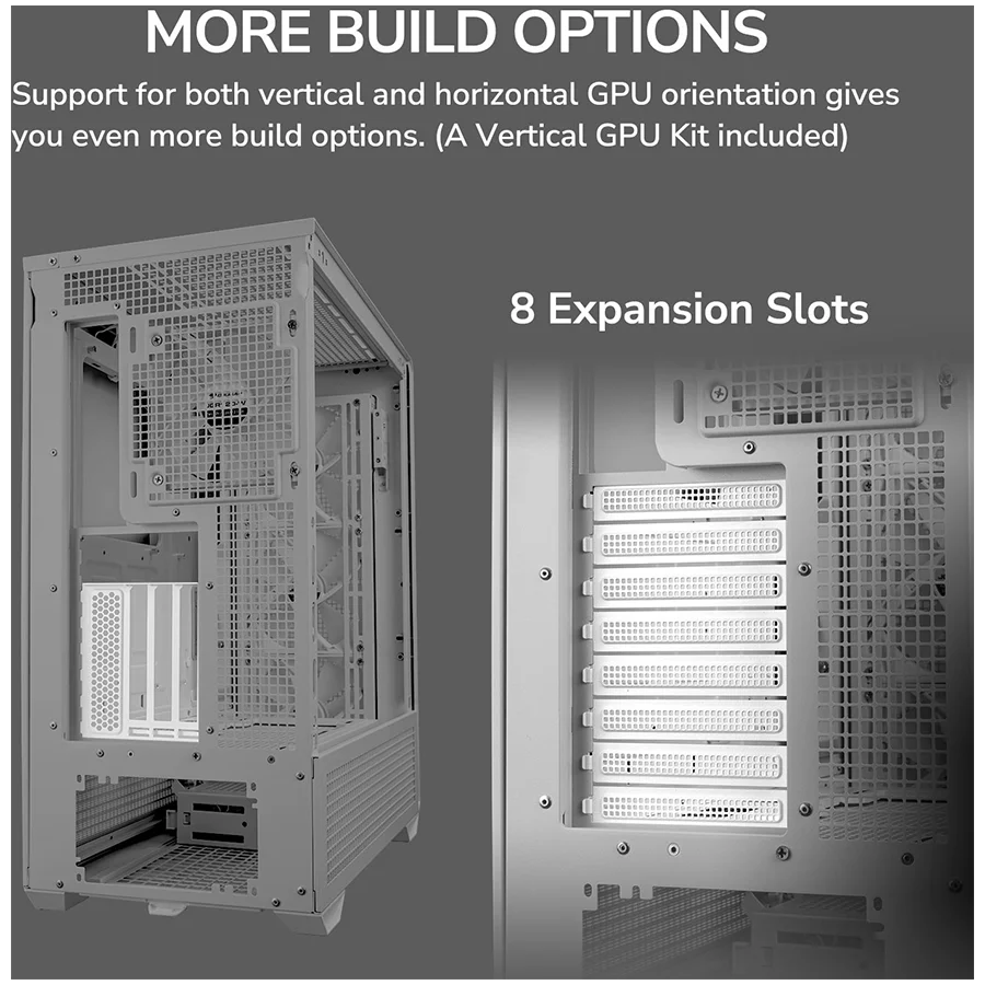 COUGAR MX600 PC Case, Mid Tower, White