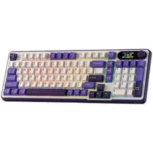 ROYAL KLUDGE RK-S98 Blackberry Mousse Gaming Keyboard Chartreuse switch