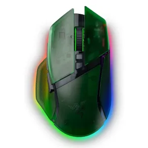 Razer Basilisk V3 Pro 35K Phantom Green Edition, Gaming mouse, Ergonomic Wireless Gaming Mouse, Charging Cable USB Type C, 30000DPI, Optical Mouse Switches Gen-3, 63 g, Focus Pro 30K Optical Sensor