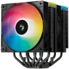 DeepCool AG620 BK ARGB V2, CPU Air Cooler, 2x120mm ARGB PWM Fan, Core Touch Technology 2.0, 6 Heatpipes, LGA1851/1700/1200/115x, AMD AM5/AM4, 129x136x161 mm(LxWxH), 2Y, R-AG620-BKAMMN-GJD