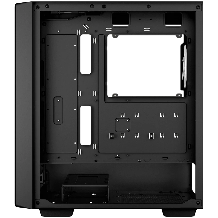 DeepCool CC560 MESH V2, Mid Tower, Mini-ITX/Micro-ATX/ATX, 2xUSB3.0, 1xAudio, 4x120mm Pre-Installed ARGB Fans, Tempered Glass, Mesh Panel, Black, R-CC560-BKAMA4-G-2