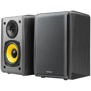 Edifier R1010BT Bookshelf Speakers, Bluetooth V5.1, Dual RCA Inputs, 4-inch  Mid-Bass Drivers 0.5-inch Tweeters, 24 W RMS, Black