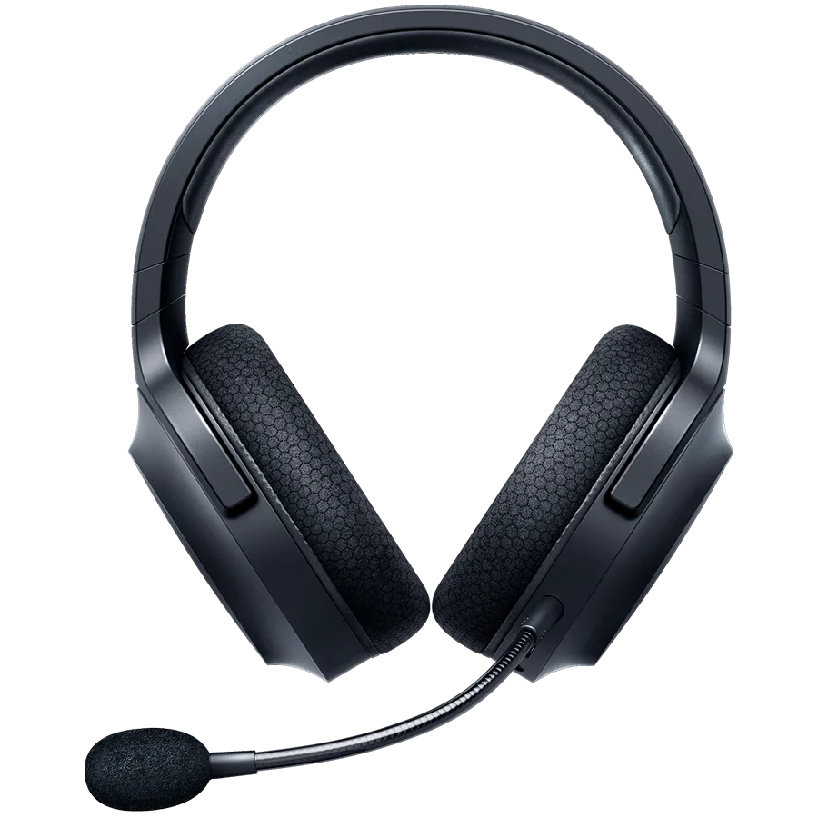 Razer Barracuda X Black Wireless Multi-platform Gaming and Mobile Headset, Razer TriForce 40mm Drivers, Detachable HyperClear Cardioid Mic, Ultra-soft FlowKnit mem foam, 7.1 audio, 50hrs, Dual Wireless, Type-C, Compatible PC, PlaySt, MD, Android, iOs