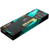 CANYON Nightfall GK-7, Wired Gaming Keyboard,Black 104 mechanical switches,60 million times key life, 22 types of lights,Removable magnetic wrist rest,4 Multifunctional control knob,Trigger actuation 1.5mm,1.6m Braided cable,US layout,dark grey, size:435*