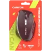 CANYON mouse MW-21 BlueLED 7buttons Wireless Burgundy Red