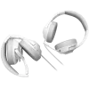 LORGAR Noah 101, Gaming headset with microphone, 3.5mm jack connection, cable length 2m, foldable design, PU leather ear pads, size: 185*195*80mm, 0.245kg, white