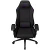 LORGAR CHA41, Ergonomic Gaming Chair Advanced, premium anti-stain fabric, Black/purple