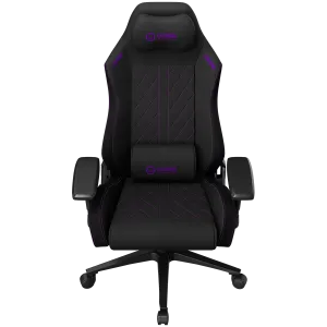 LORGAR CHA41, Ergonomic Gaming Chair Advanced, premium anti-stain fabric, Black/purple