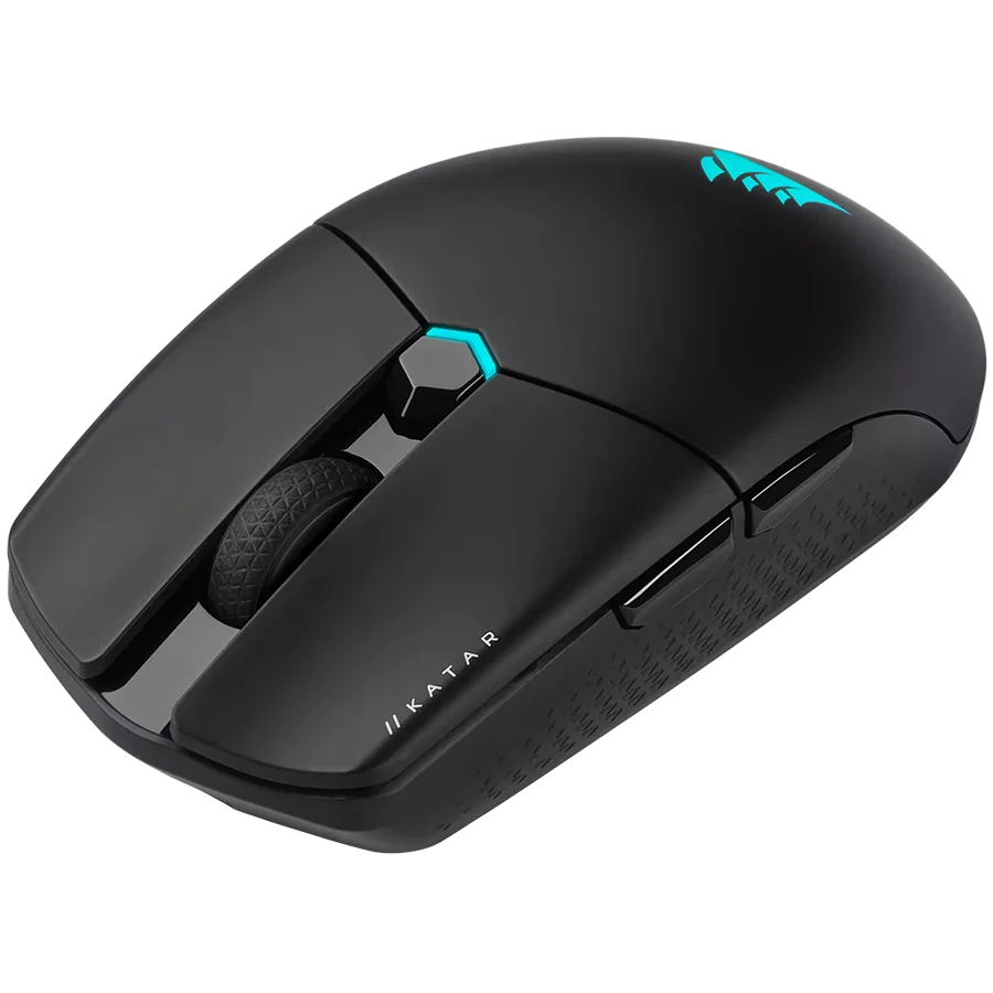 CORSAIR KATAR Elite Wireless Gaming Mouse, Black, 26000 DPI, Optical