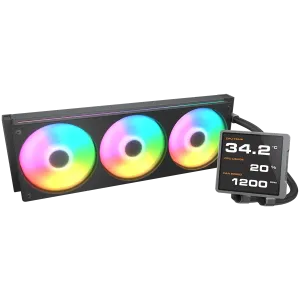 COUGAR Poseidon Vistek Pro ARGB 360 AiO Liquid Watercooling - Black