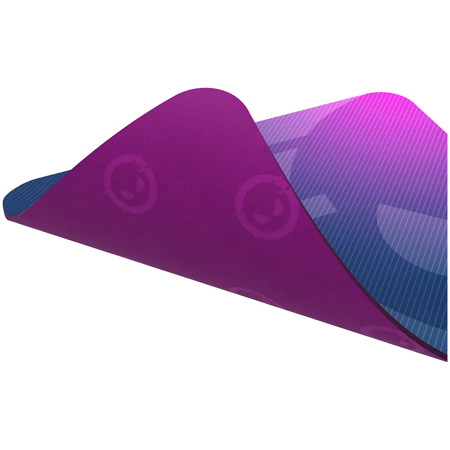 Lorgar Main 133, Gaming mouse pad, High-speed surface, Purple anti-slip rubber base, size: 360mm x 300mm x 3mm, weight 0.2kg