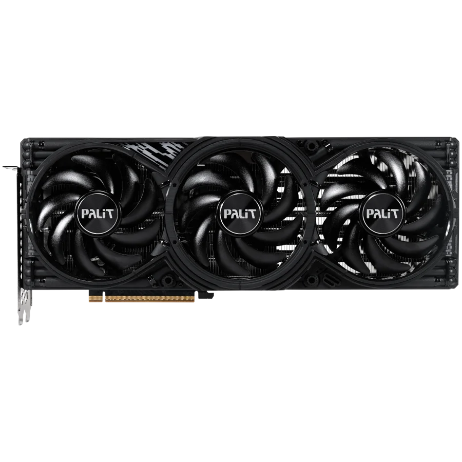PALIT GeForce RTX 5070 Ti GamingPro-S 16GB GDDR7 256 bit, 1x HDMI 2.1b, 3x DP 2.1b, 3 Fan, 1x 16-pin pwr connector, 750W, 331.9 x 127.1 x 49.7 mm, NE7507T019T2-GB2031U