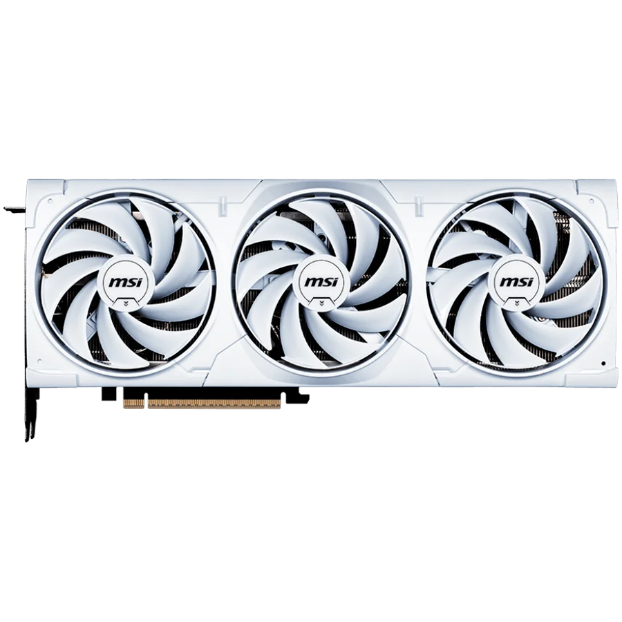 MSI Video Card Nvidia GeForce RTX 5080 16G VENTUS 3X OC WHITE, 16GB GDDR7, 256bit, Effective Memory Clock: 30000MHz, Boost: 2640 MHz, 10752 CUDA Cores, PCIe 5.0, 3x DP 2.1b, HDMI 2.1b, RAY TRACING, Triple Fan, 1x16pin, 850W Recommended PSU, 3Y