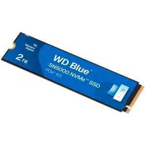 SSD WD Blue SN5000 2TB M.2 2280 PCIe Gen4 x4 NVMe TLC, Read/Write: 5150/4850 MBps, IOPS 650K/770K, TBW: 900