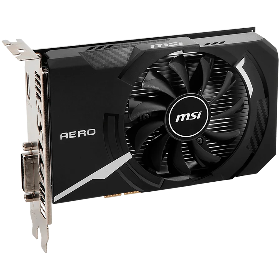 MSI Video Card NVidia GT 1030 AERO ITX 2GD4 OC (2G GDDR4 ,HDMI,  DVI) retail