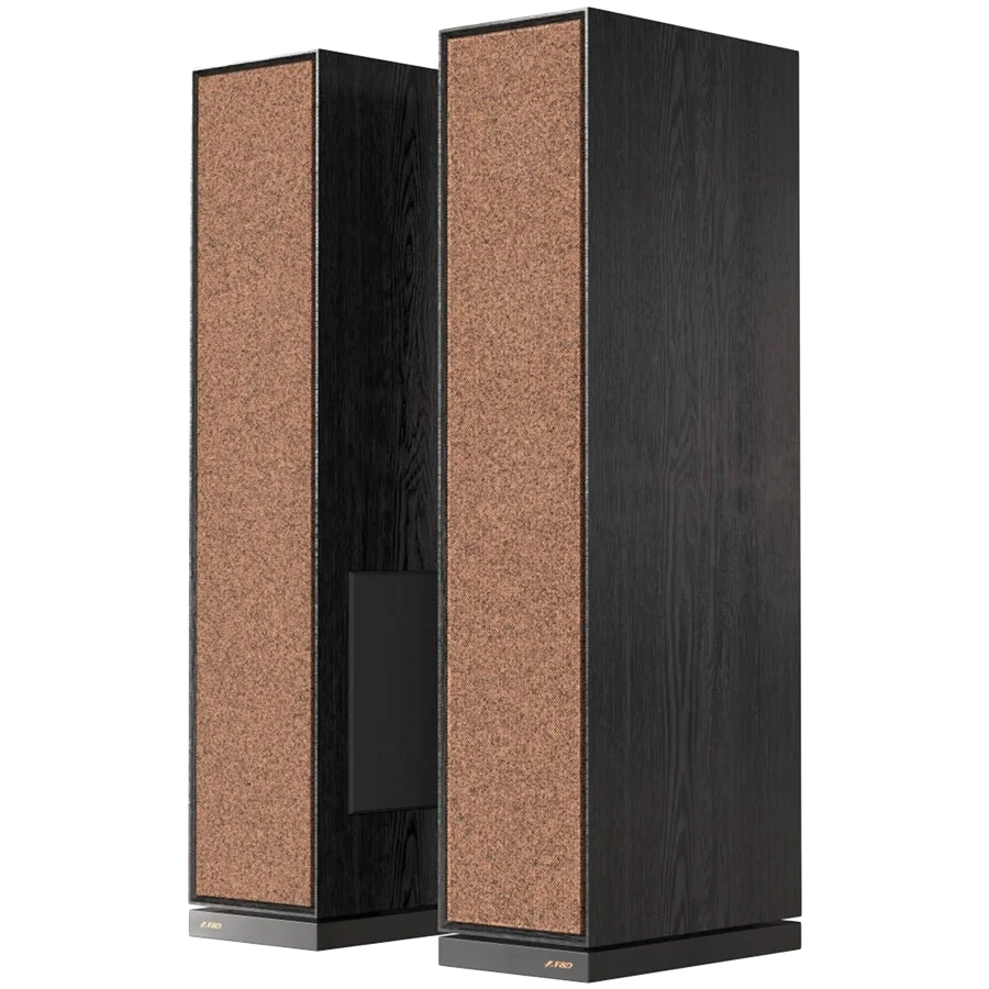 F&D T-68X 2.0 Floorstanding Speakers, 140W RMS ( 70Wx2), 1'' Tweeter + 4'' Speakers + 8'' Subwoofer for each channel, BT 5.3/Optical/COAXIAL/AUX/USB/Karaoke function/LED Display/Remote control/Microphone/Wooden, Touch buttons, Black