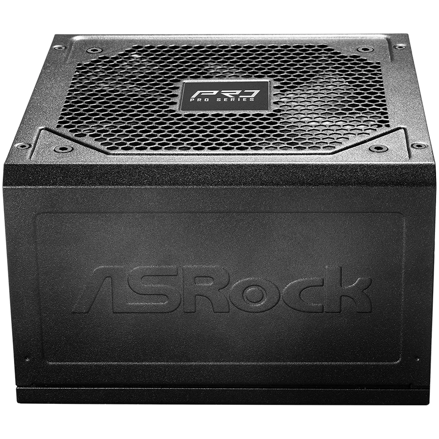 Asrock PRO-850G, 850W, 80 Plus GOLD, Non Modular PSU, 1x EPS 12V CPU(4+4pin), 2x PCIe (6+2pin), 2x 4-pin connectors, 4x SATA, OCP, SCP, OVP, UVP, OTP, OPP protections, 120 mm Fan, ATX 3.1, 3Y warranty