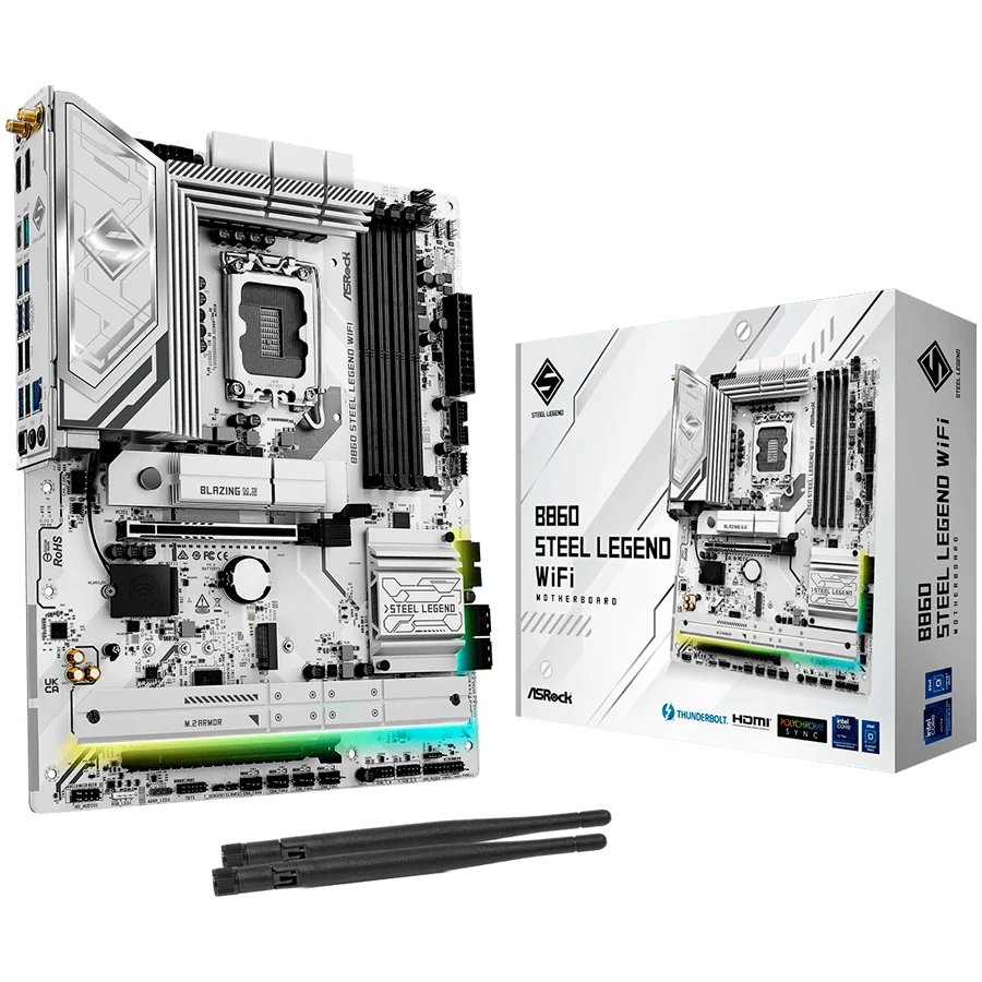 ASROCK B860 Steel Legend WiFi ATX LGA1851 DDR5