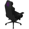 LORGAR CHA41, Ergonomic Gaming Chair Advanced, premium anti-stain fabric, Black/purple