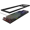 LORGAR Azar 514, Wired mechanical gaming keyboard, RGB backlight, 1680000 colour variations, 18 modes, keys number: 104, 50M clicks, linear dream switches, spring cable up to 3.4m, ABS plastic+metal, magnetic cover, 450*136*39mm, 1.17kg, black, EN layout