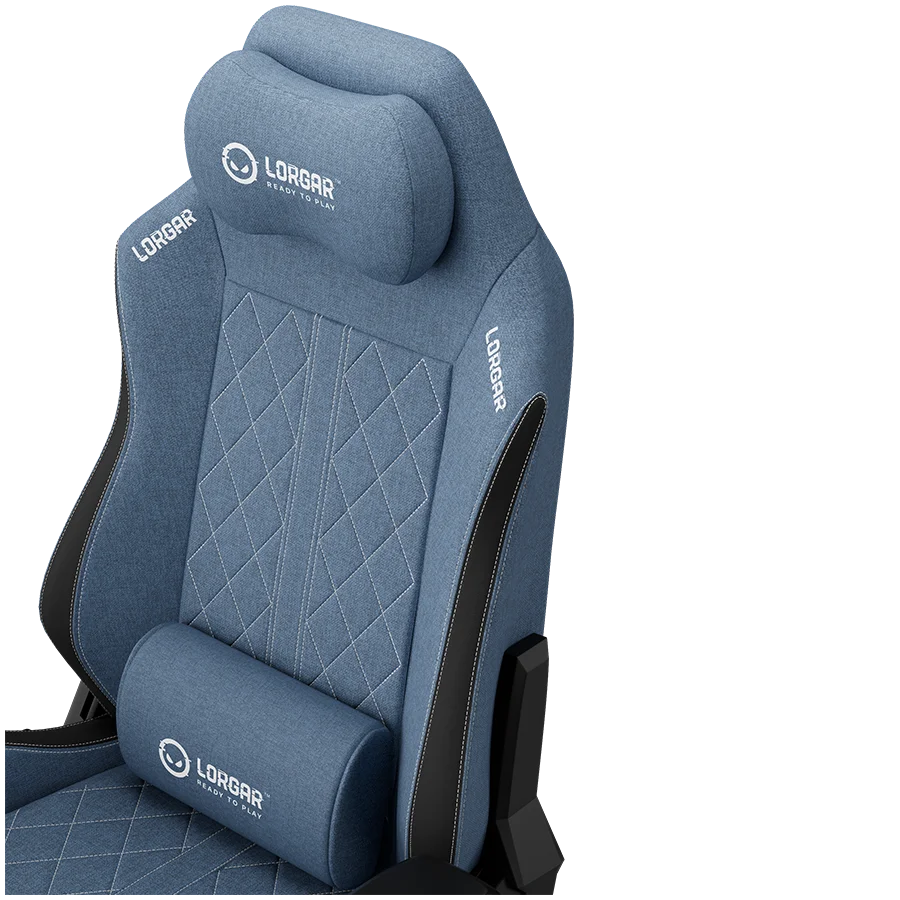 LORGAR CHA41, Ergonomic Gaming Chair Advanced, premium anti-stain fabric, Blue LORGAR CHA41, Ergonomic Gaming Chair Advanced, premium anti-stain fabric, Blue