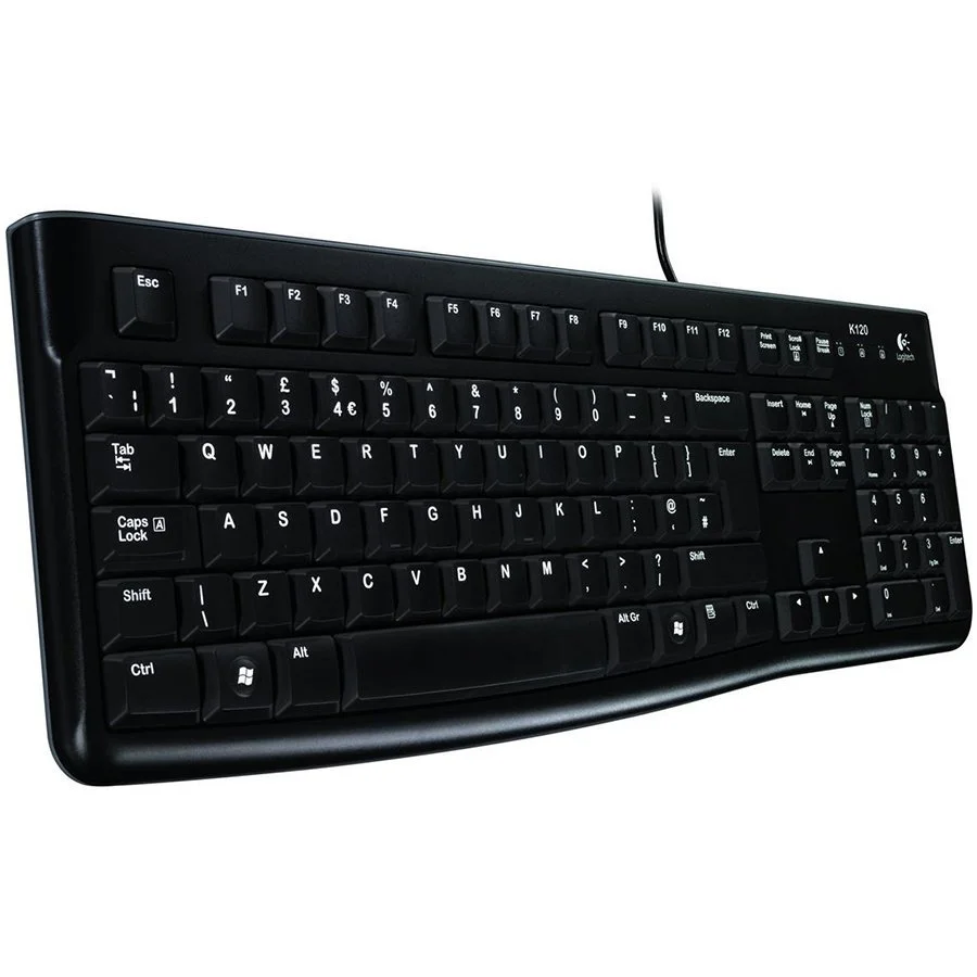 LOGITECH K120 Corded Keyboard - BLACK - USB - US INT'L - B2B LOGITECH K120 Corded Keyboard - BLACK - USB - US INT'L - B2B