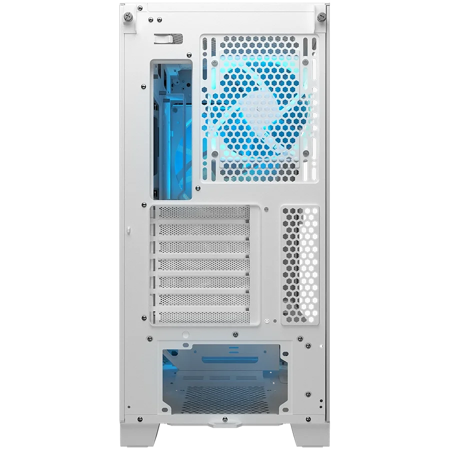 COUGAR AIRFACE FLO RGB PC Case, Mid Tower, White